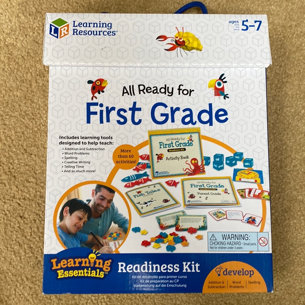 Learning Resources All Ready for First Grade Readiness Kit.
